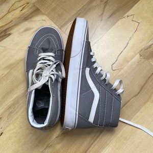 high top grey vans